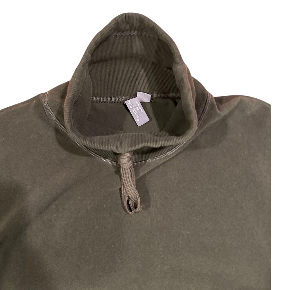 SWEATY BETTY Olive Green Harmonise Long Sleeve Luxe Sweatshirt Women's Size XL - Picture 3 of 11